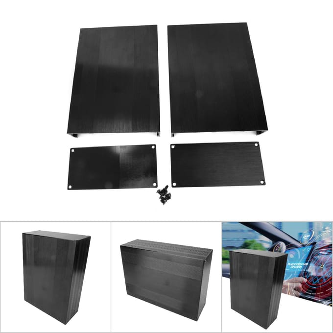 Aluminium Koelbehuizing met Split Type Elektronische Doos voor Versterker GPS (200 mm)