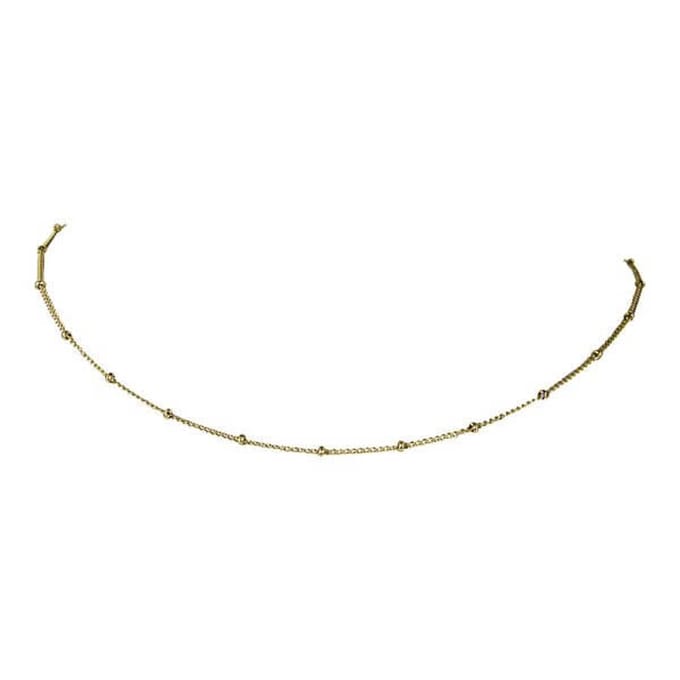 Kalli Ketting Dots 42 cm Goud