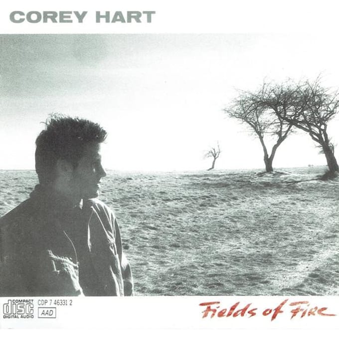 CD COREY HART  Fields Of Fire CDP7463312 EMI America 1986 Europa Rock Gebruikt gray