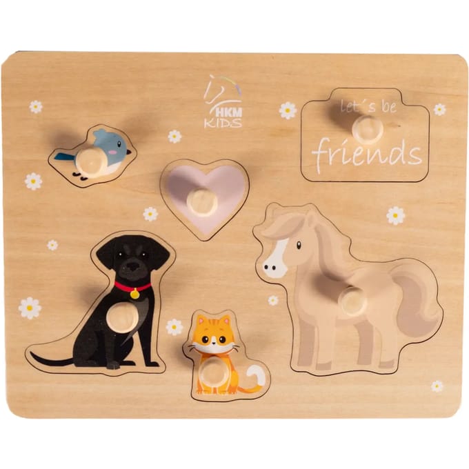 Houten puzzel met knoppen HKM Kids
