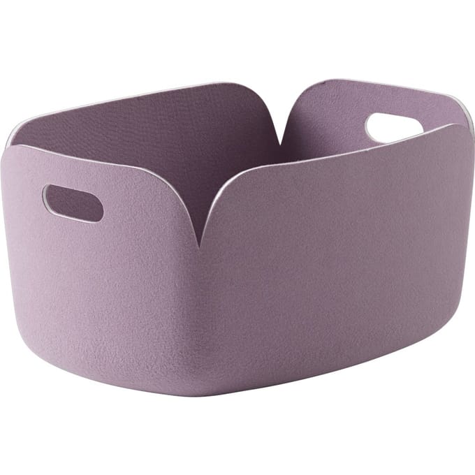 Muuto Restore bewaarmand hoekig - dusty lilac