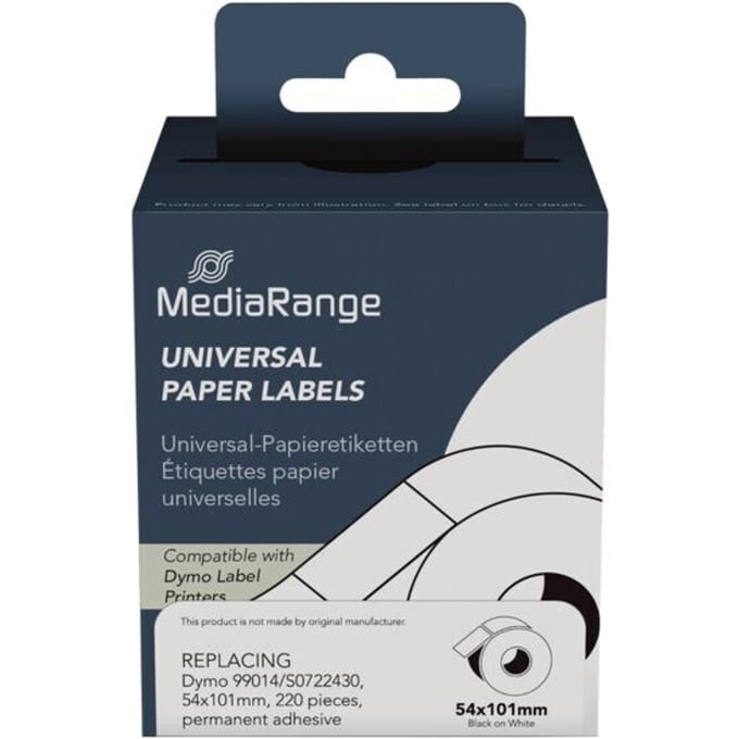 MediaRange - labels - 220 label(s) - 101 x 54 mm (alternative for: DYMO 99014 DYMO S0722430)