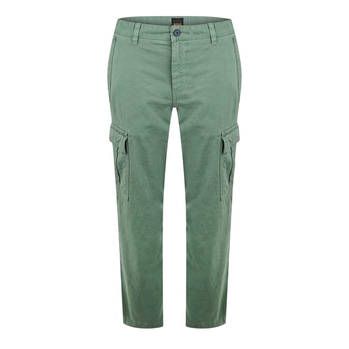Boss Heren Tailored Cargo Broek (Groen)