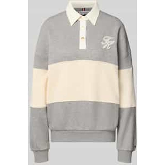 Relaxed fit sweatshirt van katoenmix