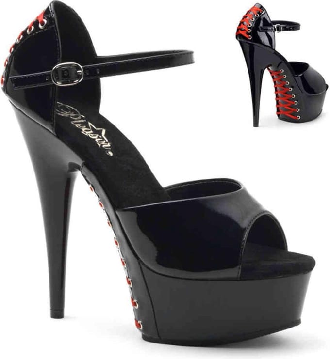 EU 45 = US 14 | DELIGHT-660FH | 6 Heel, 1 3/4 PF Close Back Sandal