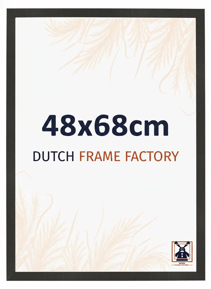 Fotolijst 48x68 cm - MDF - Zwart Mat - Benno