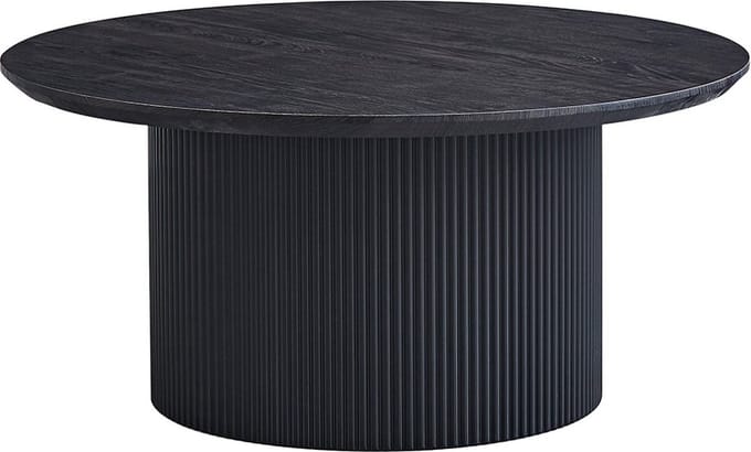Interiax Salontafel 'Rayan' 80 cm Rond Decor Donkerbruin
