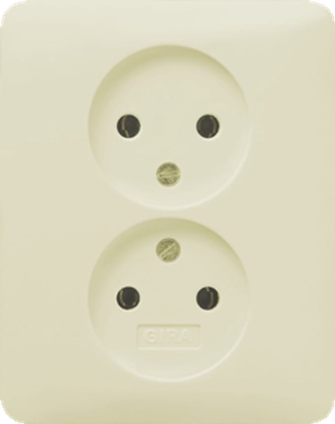 Gira wandcontactdoos Standaard 55 (WCD-schakelmateriaal) - 079801 - E2FVH