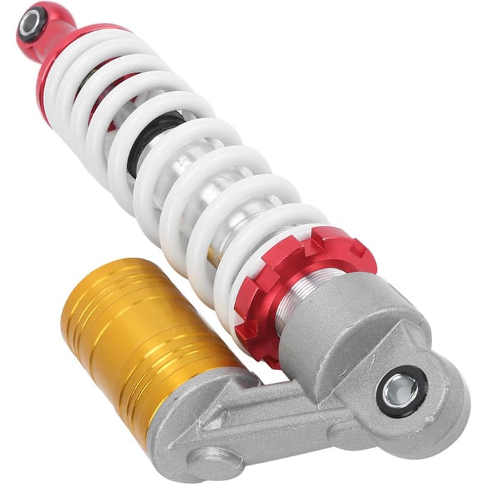 325mm Motorfiets Schokdemper Verstelbare Demping Schokdemper Vervanging voor Suzuki white