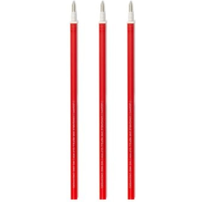 Legami Erasable Pen Refills - 3 stuks Rood - Navulling
