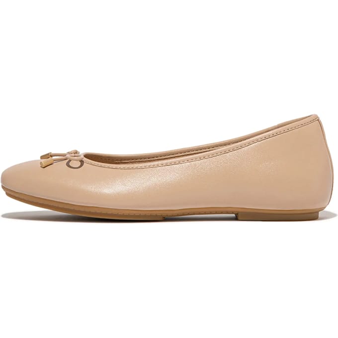 Fitflop Delicato Bow Soft Ballerina´s Beige EU 40 Vrouw