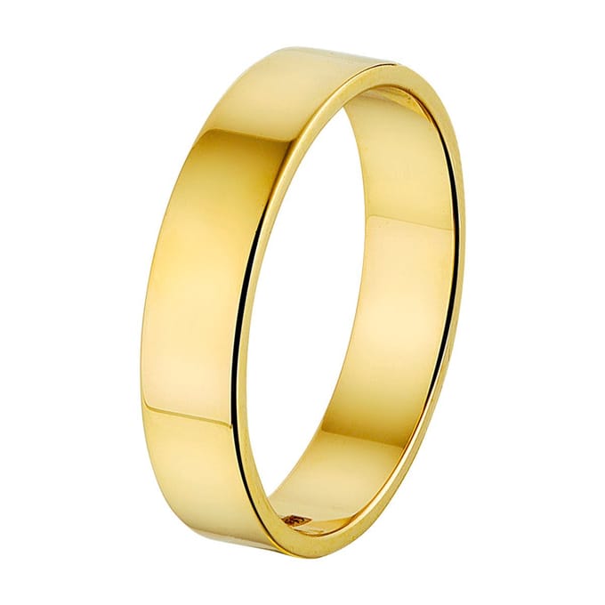 14K Geelgoud Ring A415 - 5 Mm Zonder Steen 4019211