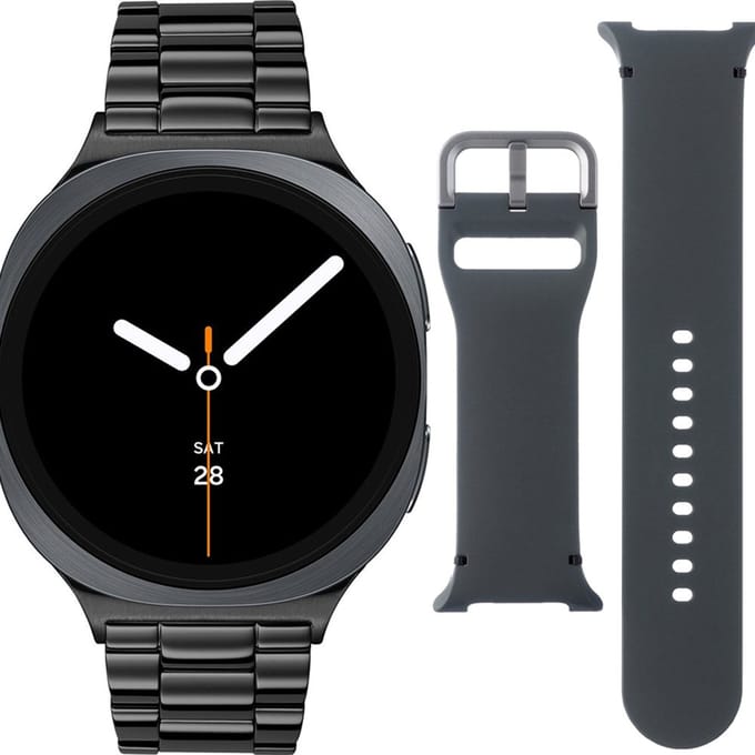 Samsung Special Edition Galaxy Watch 8 Grijs/Zwart Staal 44mm