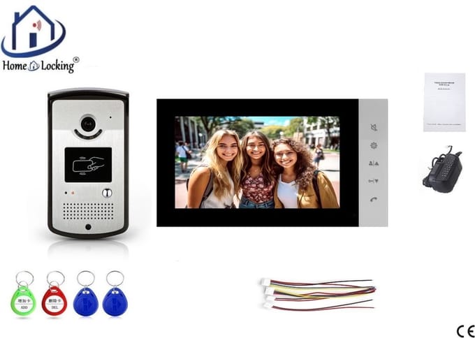 Home-Locking complete deur intercom/videofoon 4 draads.DT-2245