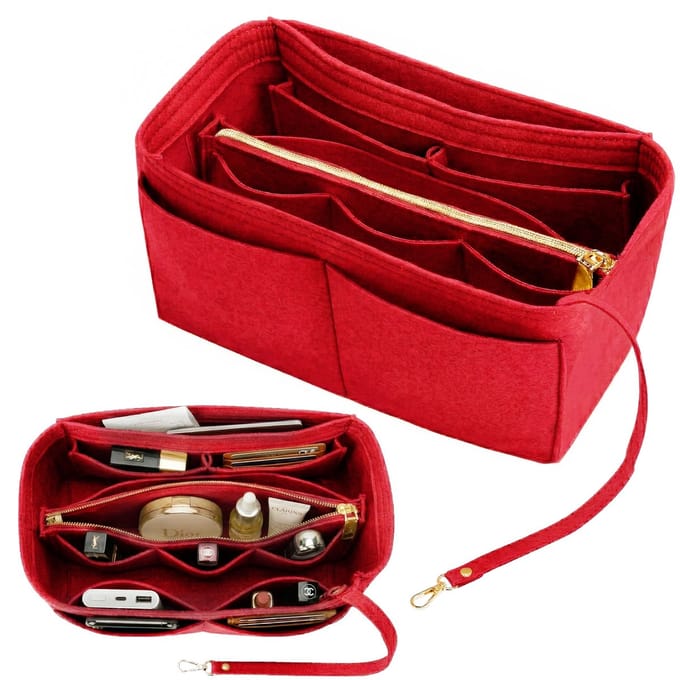 BOTC Handtas organizer - Bag in Bag - Tasorganizer - Maat M - Rood