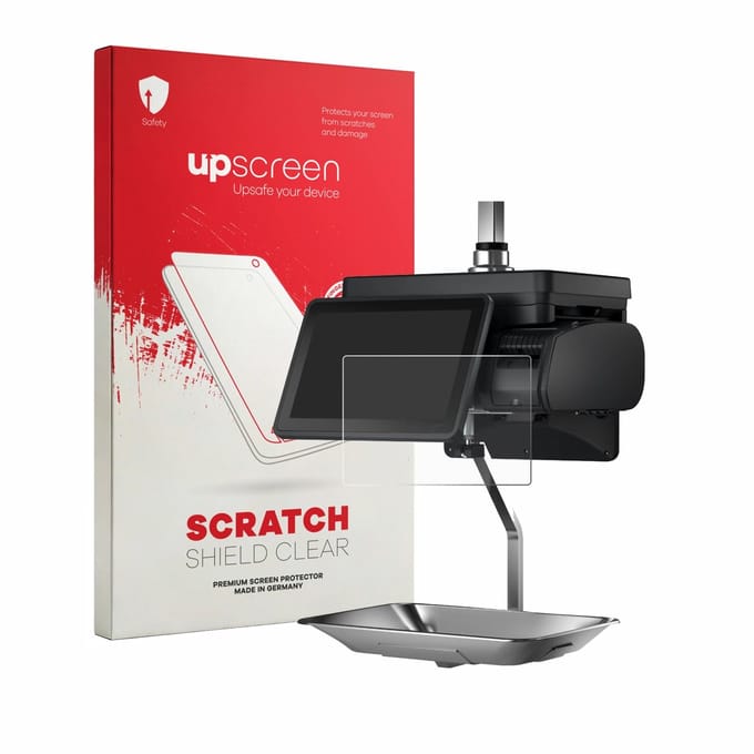 upscreen - Screenprotector voor Bizerba Q1 expert 400 12.1" - Folie Beschermfolie transparant