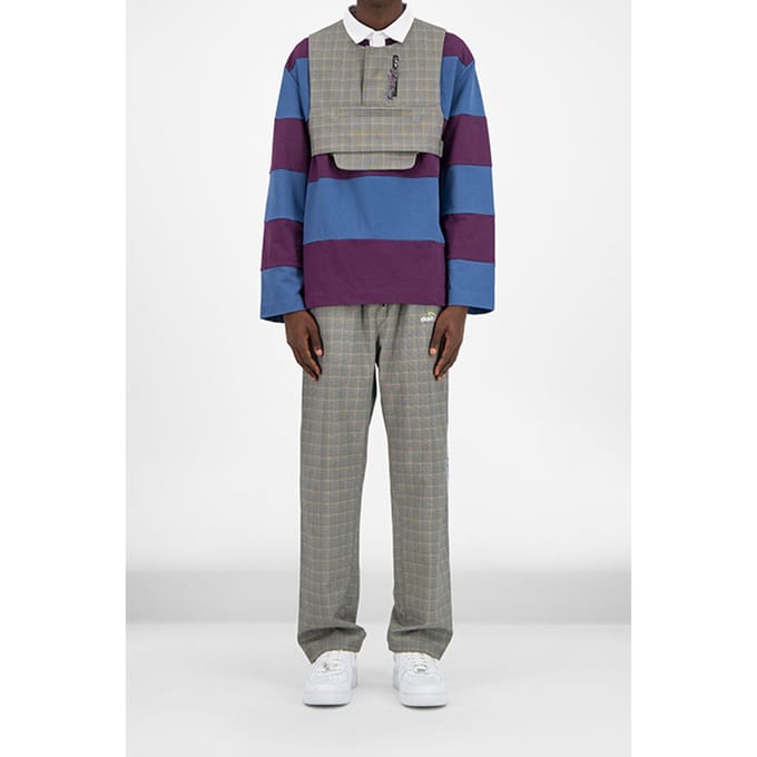 Daily Paper Grey Checked Gone Vest Größe: M | Gilets Outlet | Unisex | Grau