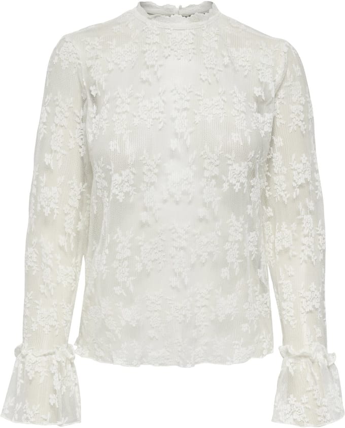 ONLY - ONLCRISMA L/S O-NECK TOP WVN Dames Blouse