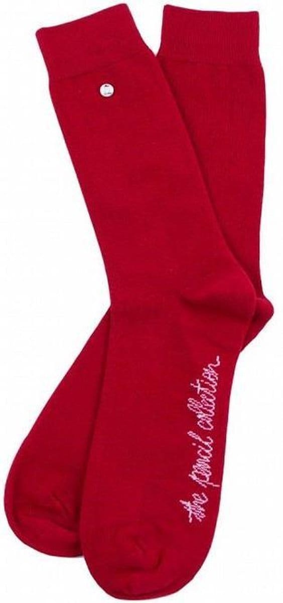 Alfredo Gonzales unisex sokken pencil classic rood