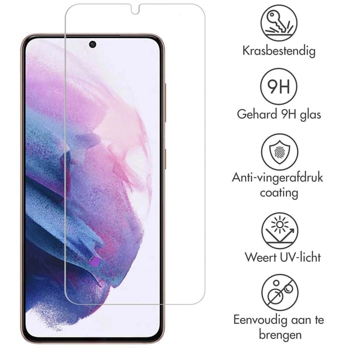 Accezz Screen Protector - Geschikt voor Samsung Galaxy S22 Plus / S23 Plus - 2 Pack Glass Screenprotector