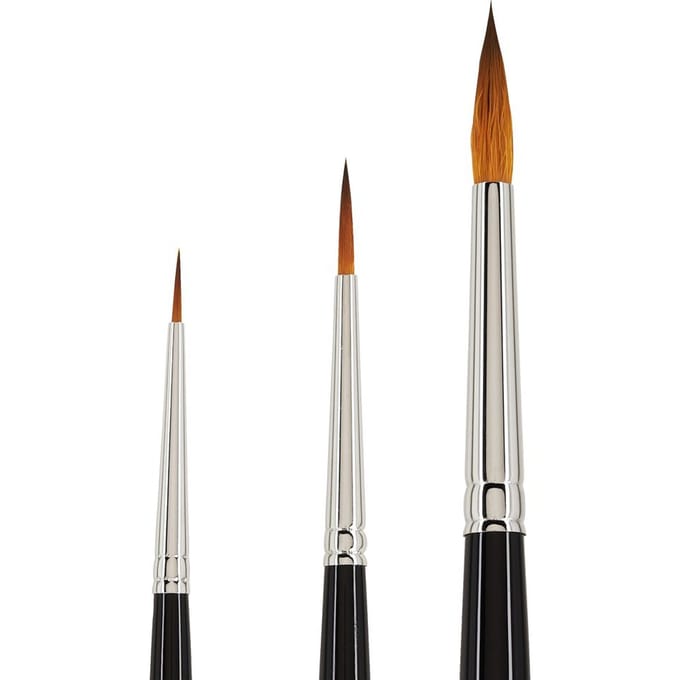 Kolinex synthetic penseel "Fijn", set van 3