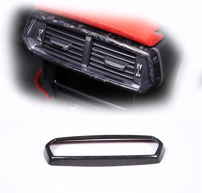 Dashboard Trim Set - Paneel Decoratie - Auto Interieur Styling - Echte Koolstofvezel - 1 Set - Gesmeed Patroon