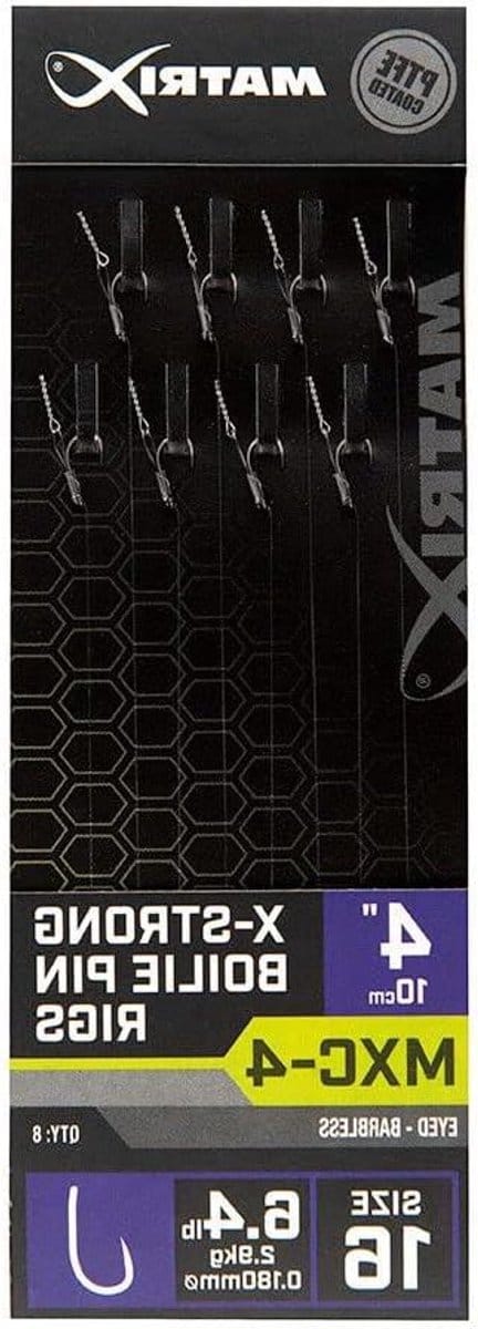 Boilie Pin Rigs - Visserij Rigs - Vissen op karper - X-Strong Haak - Sz16 0.18mm - null