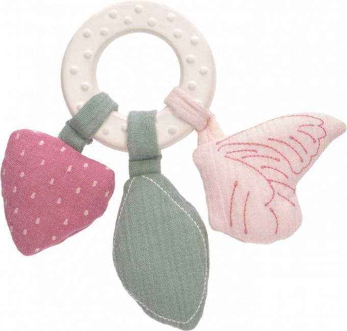 Laessig Naturel Rubber Bijtring Butterfly