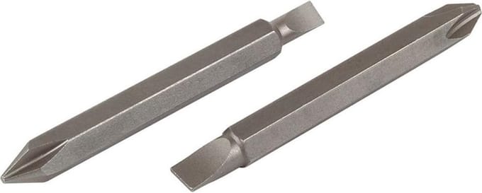 wolfcraft - Dubbele bitset, sleuf/kruiskop (PZ), 2-dlg. - 2408000