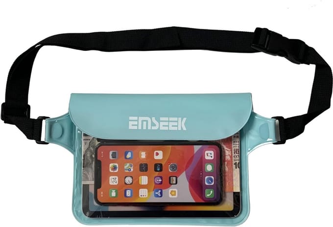Waterdichte Heuptas - Droge Riem Tas - Watersport Bescherming - Drijvend Ontwerp - 21.8 cm - Lichtgroen
