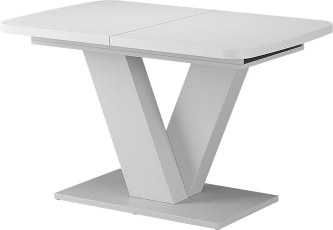 Vicco Eettafel Fenaro, Wit, 120-160 x 80 cm uitschuifbaar
