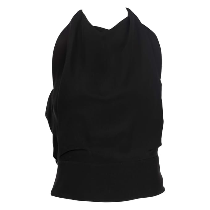Balenciaga mouwloze top met hoge hals - jaren 2010