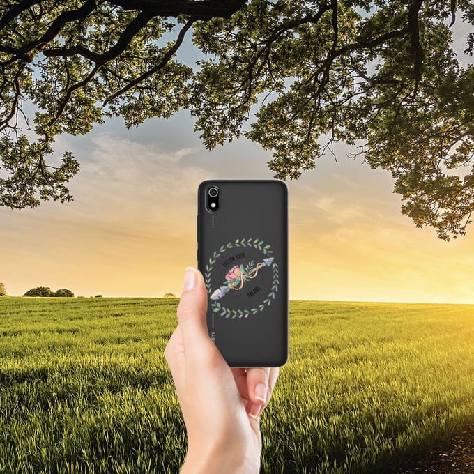 Xiaomi Redmi 7A Telefoonhoesje met Naam Boho Dreams