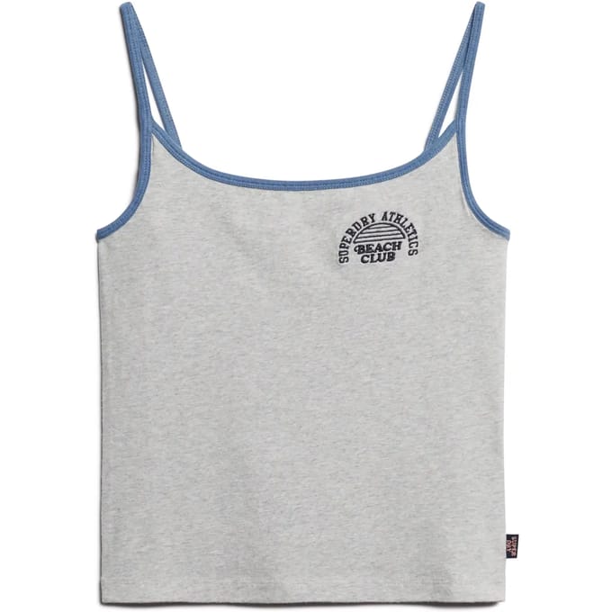 Superdry - Athletic Essentials Cami Top met logo - Dames - Vesten
