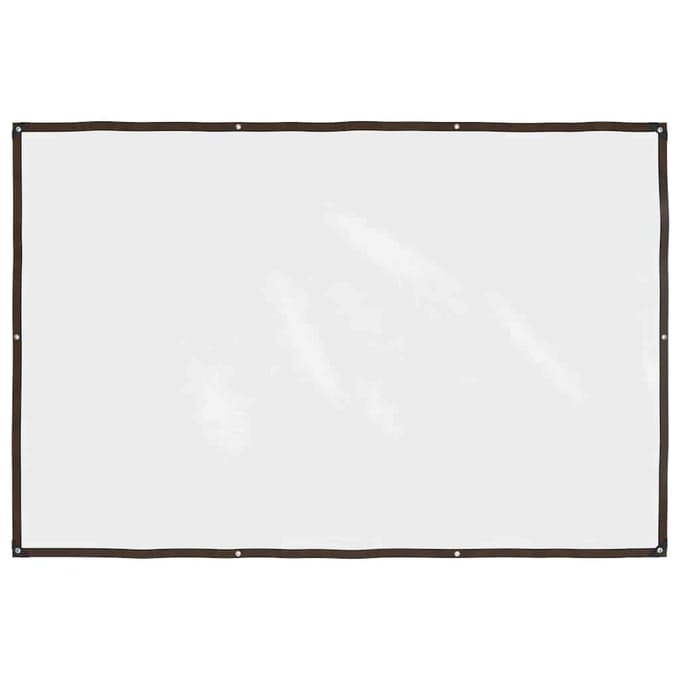 vidaXL - Doorzichtig - zeildoek - met - zeilringen - 2x3 - m - polyethyleen