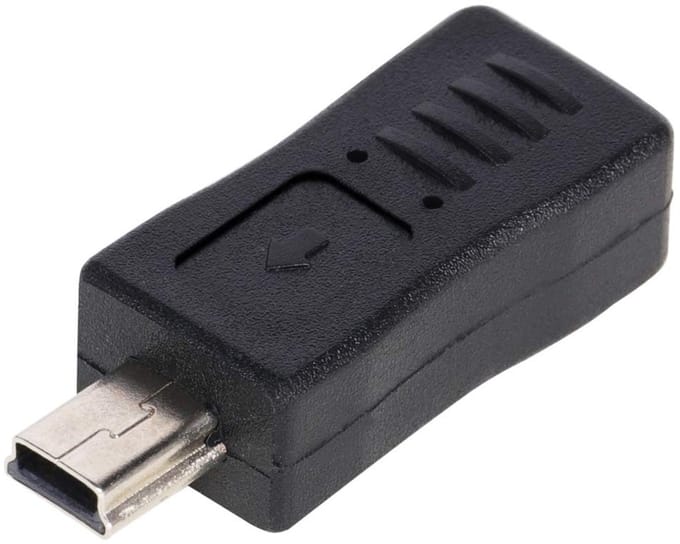 TRIXES Mini USB naar Micro USB Adapter - Snelle Oplader en Gegevensoverdracht