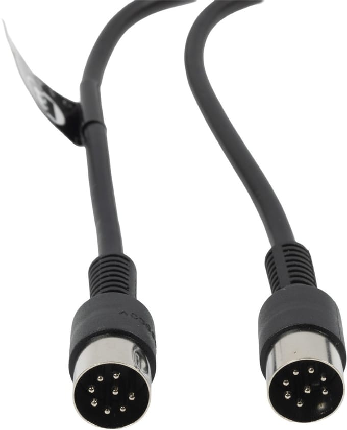 BOSSCOM premium DIN 8-pins / Powerlink PL8 kabel voor B&O | zwart | 0,30 meter