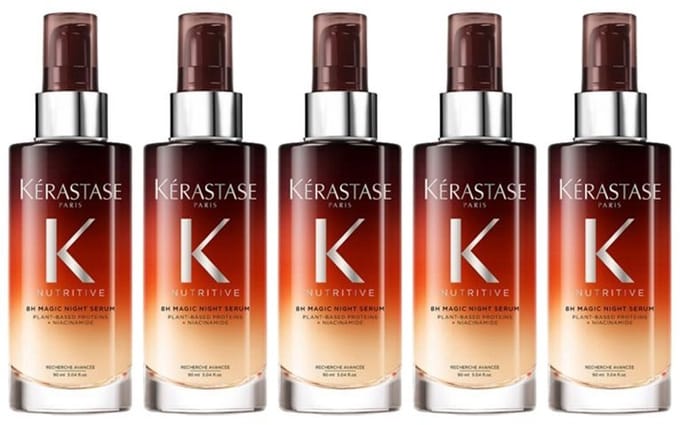 5x Kérastase Nutritive 8H Magic Night Serum 90ml