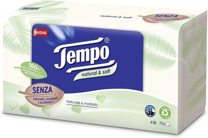 70 Stuks Zachte, Natuurlijke WC-Papier Box - 12 Rollen Inhoud