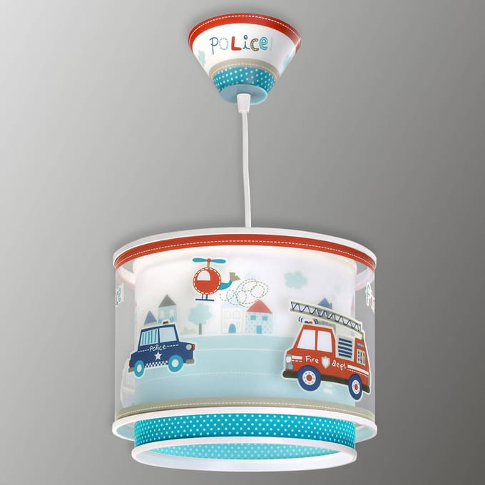 Dalber hanglamp POLICE, veelkleurig