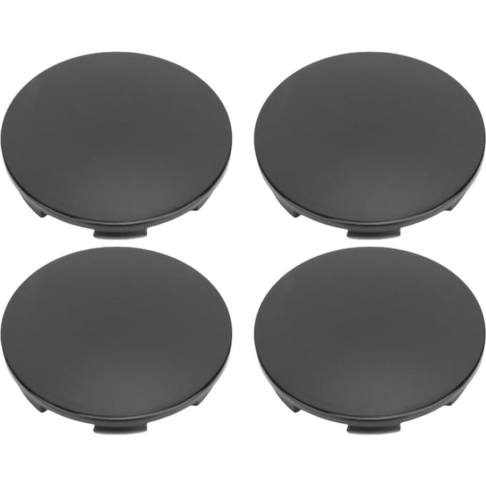 4 Stuks Wielnaafdoppen voor Velgnaaf Auto Universele Vervangingsaccessoires Onderdelen OD 68mm ID 62mm Black gray