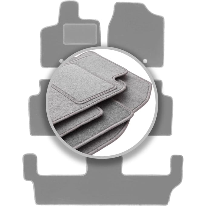 Grijze automatten voor: Volkswagen Routan 7-zits (2008-2015)