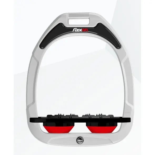 Verstelbare Grip Beugels Wit/Zwart/Rood Flex-On Green Composite