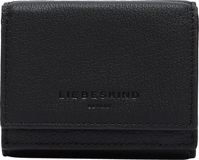 LIEBESKIND BERLIN Portemonnee Classics Yellow Inside Lillian Wallet Black Zwart