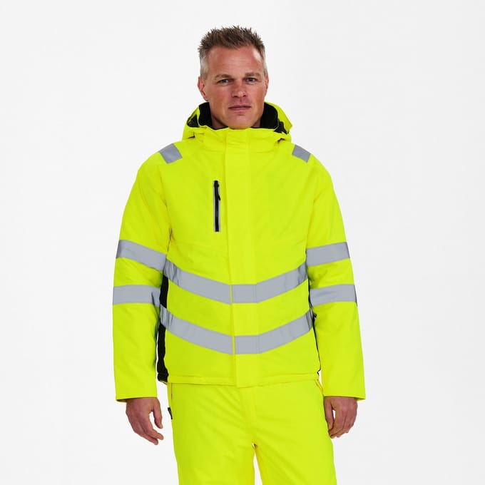 Engel Safety winterjack 1946-930 - Hi-vis Yellow / Black - L
