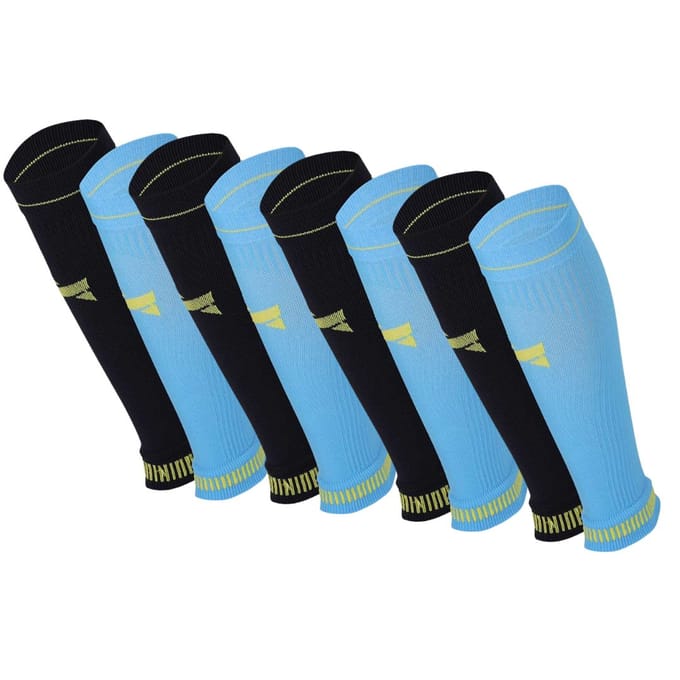 Compressie calf sleeve - Unisex - 8-Pack - Multi Navy - 35/38