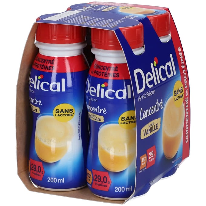 Delical Concentré Vanille 4x200 Drinkbare oplossing