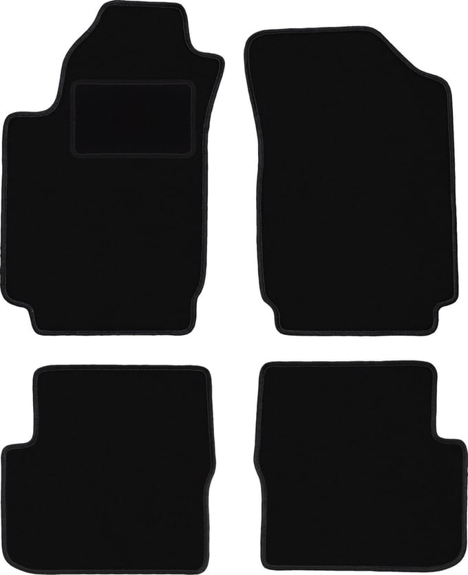 Zwarte velours vloermatten voor: Dodge Dart sedan (2012-2016)