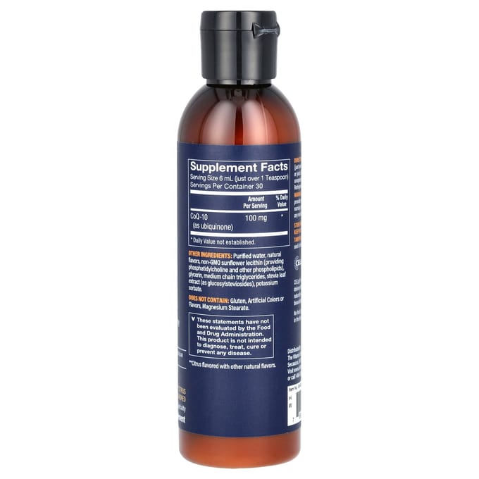 Vthrive, CoQ-10 Liposomal Liquide, Agrumes, 100 mg, 6 fl oz (180ml)