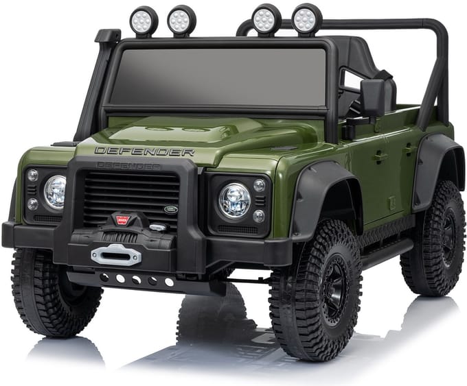 Land Rover Defender 110 SVX Oldtimer 12V kinderauto Groen
